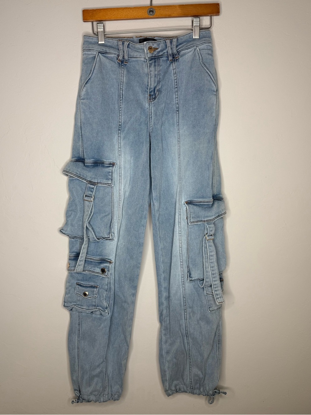 Retrofete Alejandra Cargo Jean Size 24 - Picture 3 of 7